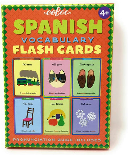 eeBoo: French Vocabulary Flash Cards, Learn French, Imaginative Problem Solving, Educational Games that Cultivates Conversation, Socialization, and Skill-Building, Perfect for Ages 4 and up
