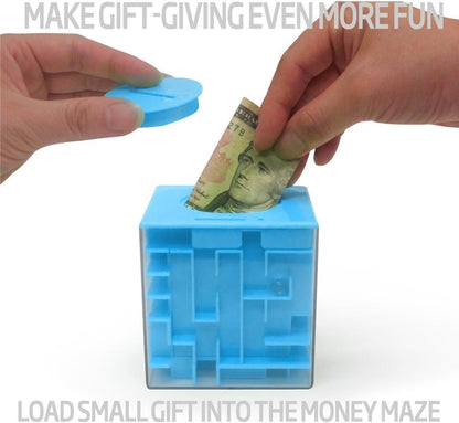 Trekbest Money Maze Puzzle Box - A Fun Unique Way to Give Gifts for Kids and Adults (Green)