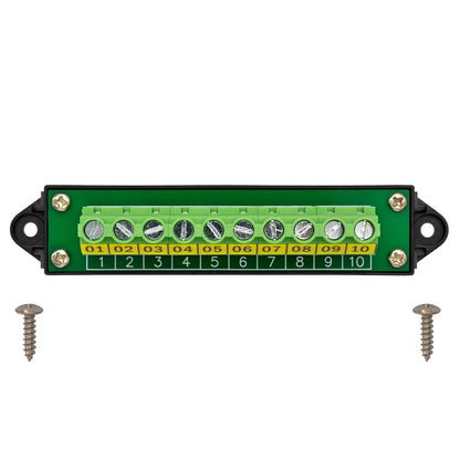 30Amp 300V 1x10 Position Terminal Block Distribution Module. OONO D-1661GP