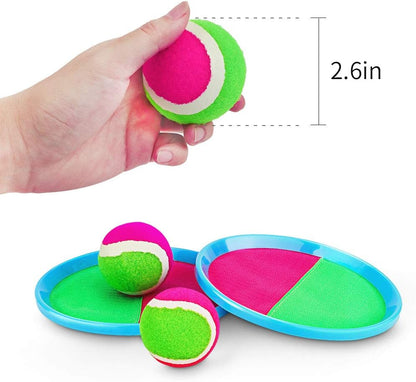 Ayeboovi Toss and Catch Ball Game Outdoor Toys for Kids Yard Games Beach Toys Outside Games for 3 4 5 6 7 8 9 10 Year Old Boys Girls (Upgraded)