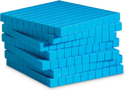 Learning Resources Base Ten Blocks Smart Pack - 121 Pieces, Ages 6+, Grades 1+, Math First Grade Games, School Supplies