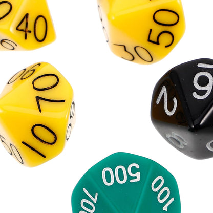 Toyvian 30pcs Multi-Sided Place Value Dice Plastic Dice for Party Board Games and Learning Finish with Detailed Craftsmanship for Enhanced Play Experience