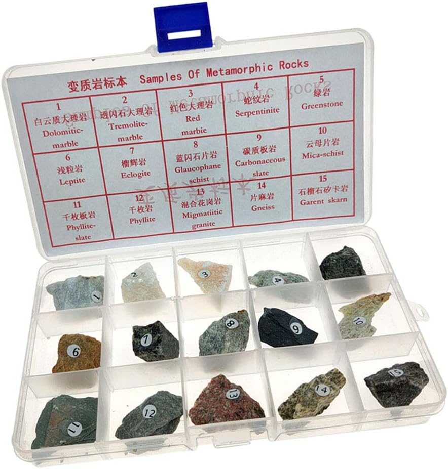 LoveinDIY Metamorphic Rock Teaching Aid Supplies Collection, Ages 8 and Up