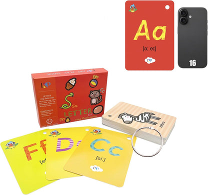 Toddler Number Flash Cards,No.123 Sight Words with Pictures Preschool Kids Flash Cards 28 Pcs with Ring(Number)