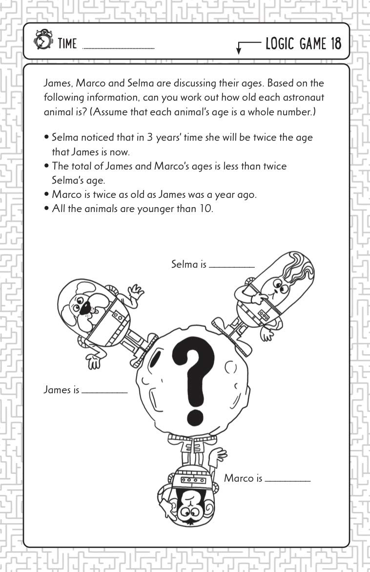 Logic Games for Clever Kids (Buster Brain Games)
