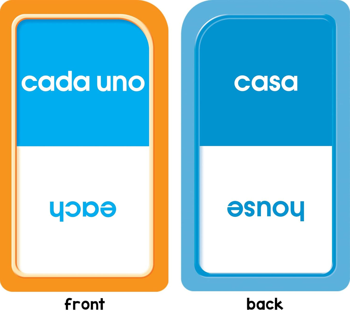 School Zone Spanish Basic Sight Words Flash Cards: 56 Cards, 108 Words, Kindergarten, 1st Grade, Palabras Basicas Tarjetas Ilustrativas, Bilingual, ESL, Language Immersion (Spanish/English Edition)