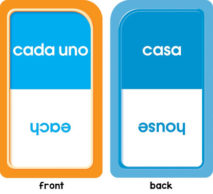 School Zone Spanish Basic Sight Words Flash Cards: 56 Cards, 108 Words, Kindergarten, 1st Grade, Palabras Basicas Tarjetas Ilustrativas, Bilingual, ESL, Language Immersion (Spanish/English Edition)