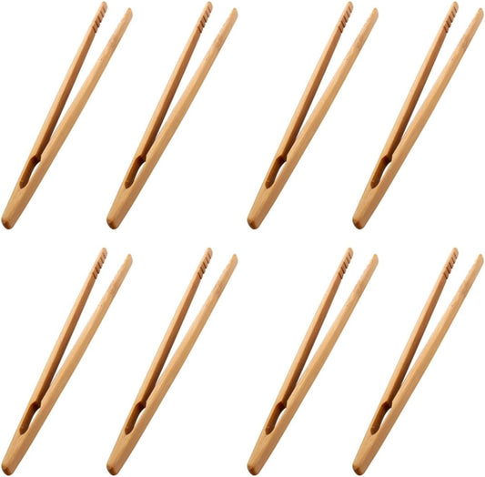 NUOBESTY 8pcs Boy Girl Educational Wooden Tweezers Fine Motor Skill Development Early Learning Tool for Boys Girls for Counting Sorting and Play Activities Hand-Eye Coordination