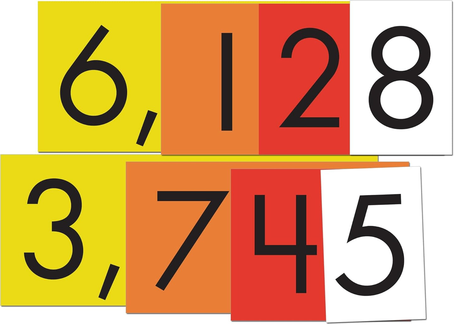 Teacher Sensational Math - 4-Value Whole Numbers Place Value Cards Set