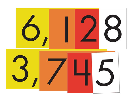Teacher Sensational Math Place Value Cards 4-Value Whole Numbers Pack of 480