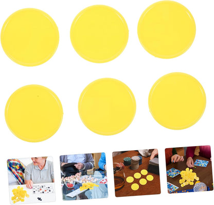 Kisangel Colorful Disc Teaching Chip Educational Board Games Math Teaching Aid Party Game Marker Learning Game