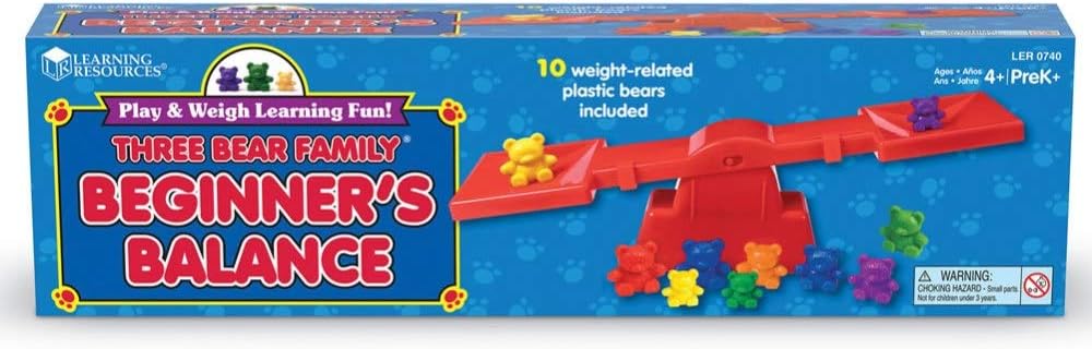 Learning Resources Beginner's Balance - Ages 4+ Early Childhood Education Materials, Toddler Learning Toys