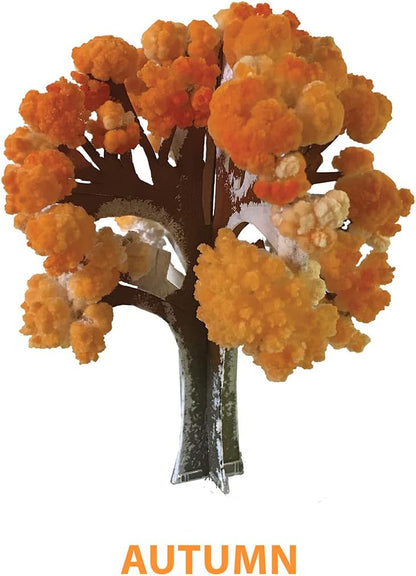 Crystal Growing Seasons Kit | Grow All 4 Seasons Today | Safe, Fun and Fast | Instructions & Facts Included | Copernicus Toys
