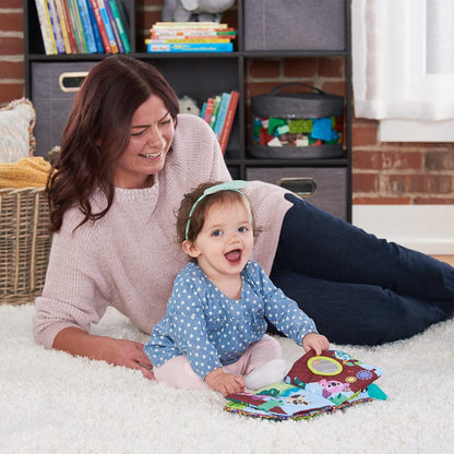 Lamaze Fun with Colors Soft Baby Book - High Contrast Baby Book with Crinkly Cloth Pages - Sensory Books for Babies Ages 6 Months and Up