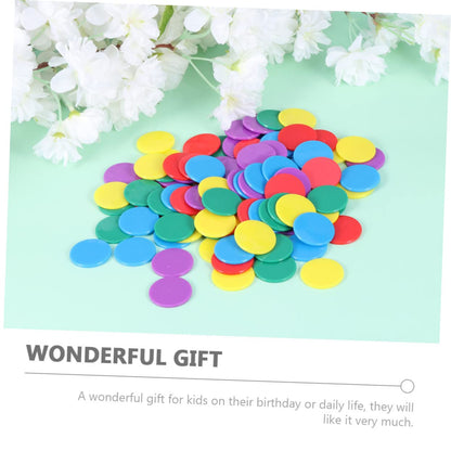 DOITOOL 300pcs Colorful Counting Chips for Math Learning Counters Teaching Supplies for Boys and Girls for Cognitive Development and Classroom Activities