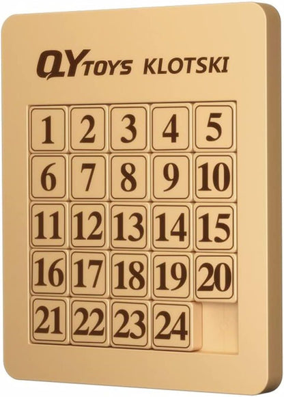 LiangCuber QY Toys 48 Klotski Puzzle Magnetic Sliding Number Puzzle ABS 7x7 Klotski Brain Teasers Toy Tangram Jigsaw Intelligence