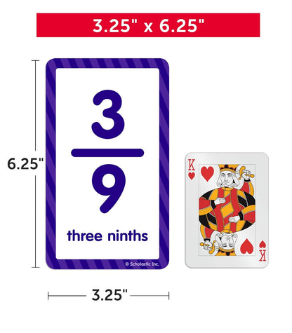Fractions Flash Cards