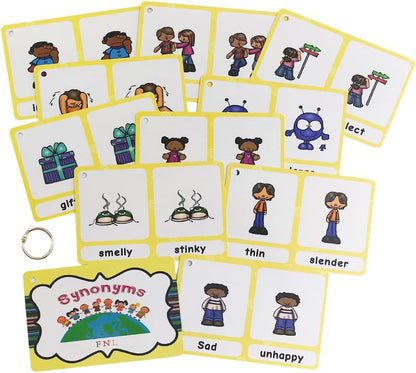 Lilias Irregular Past Tense Verbs English Grammar Double-Side Learning Flash Cards - 24 Card Set for Homeschool, Preschool, Primary School, ESL, Autism, Vocabulary Building