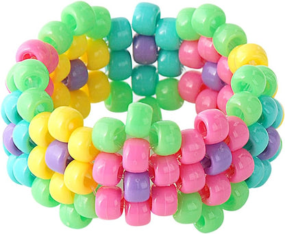 The Beadery 6 by 9mm Barrel Pony Bead, Crystal (750V006), Small, 900-Pieces