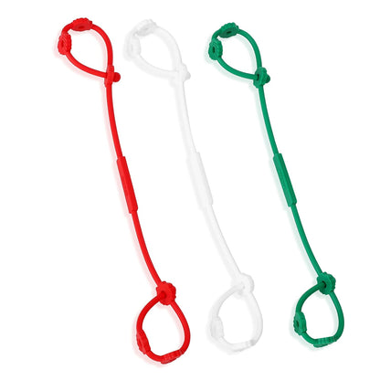 Toy Safety Straps, Socub Silicone Adjustable Baby Pacifier Teether Straps, 4pcs Toddler Toy Bottle Harness Straps for Strollers, High Chair, Cribs, Bags, BPA Free, Multi Colors