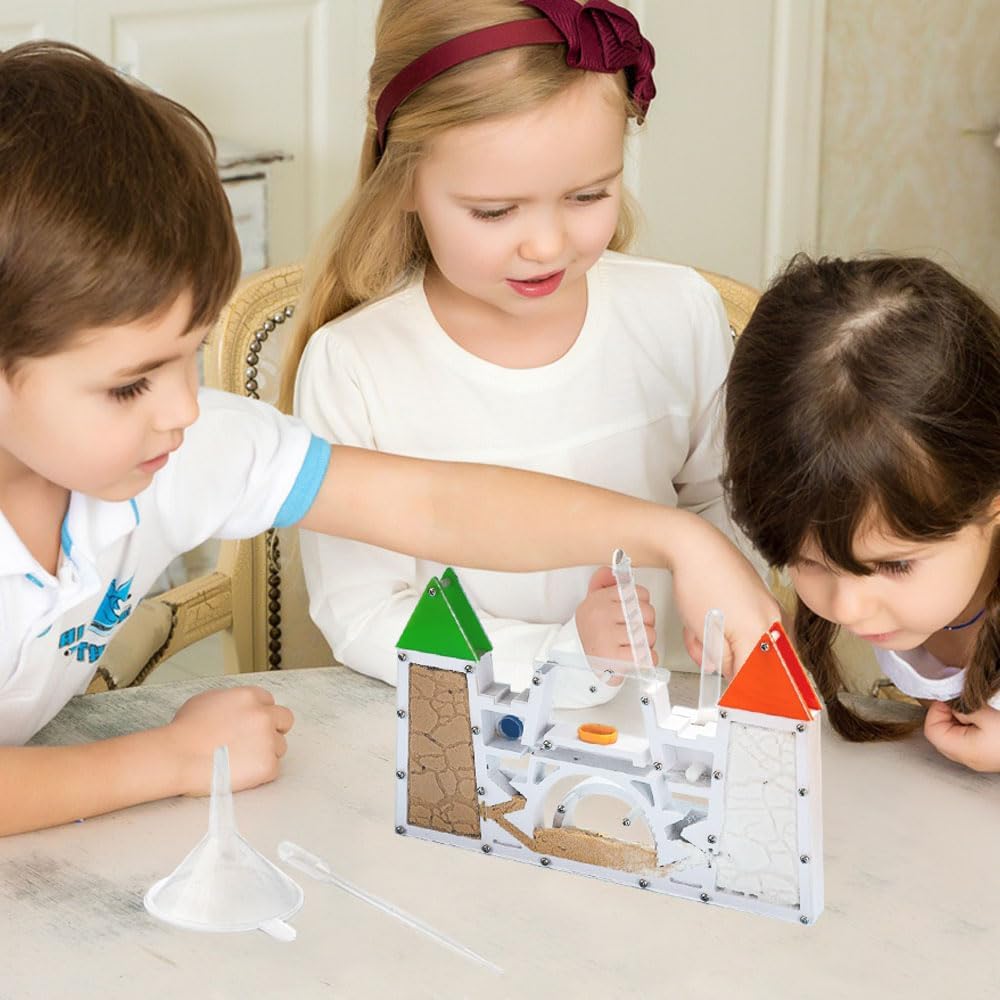 ELNMLHT Ant Farm Kit for Kids, Sand Ant Colony Terrarium, Educational & Learning Science Kit Toy for Kids & Adults