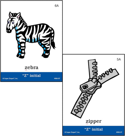 Super Duper Publications | Articulation Z Sound Fun Deck | Vocabulary and Language Development Flash Cards | Educational Learning Materials for Children