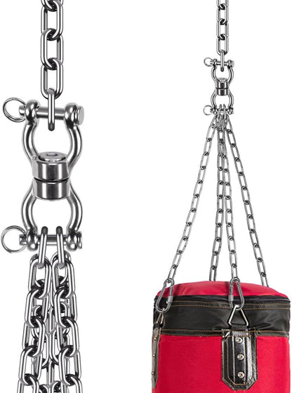 SELEWARE Silent Bearing Swing Swivel, 360° Rotational Device Hanging Accessory with Removeable Buckle for Tree Swing, Hammock Chair, Climbing Rope, Yoga, Kids Swing Swivel 1200LB Capacity, 2 Pack