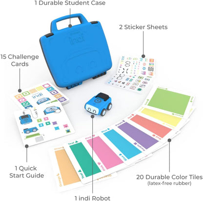 sphero Indi At-Home Learning Kit - Screenless Coding Robot for Kids 4+ - Build Mazes, Learn Computational Thinking - Problem Solve Like an Engineer - Educational STEM Toy for Creative Minds