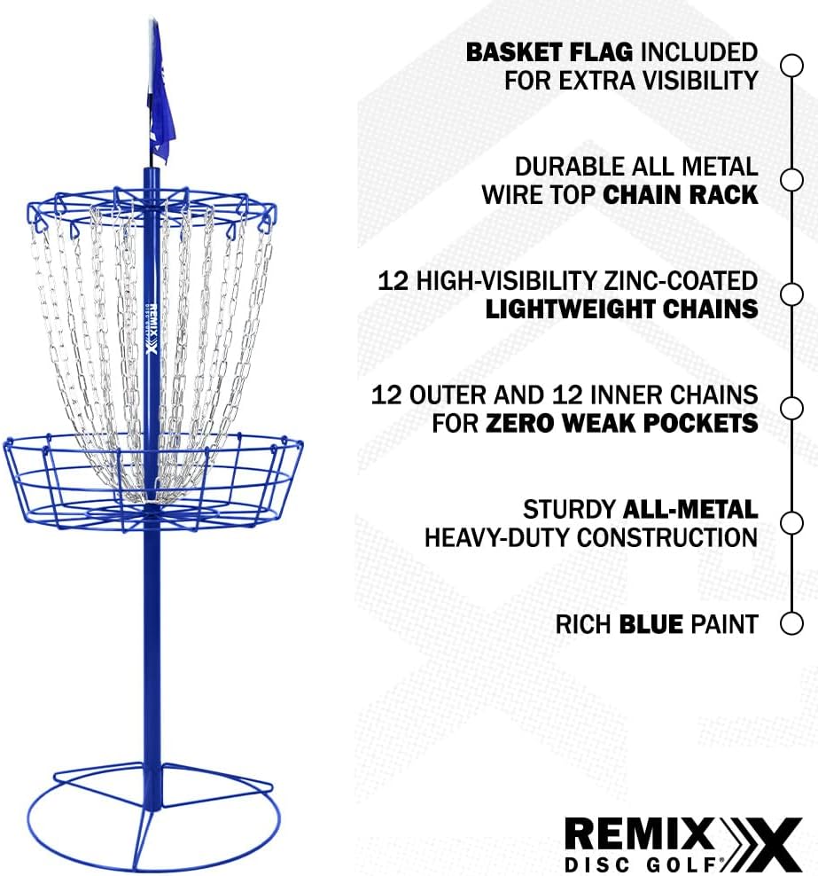 Remix Practice Basket for Disc Golf - Choose Your Color and Style