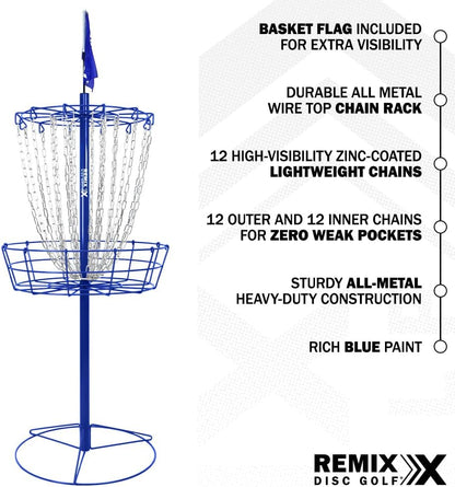 Remix Practice Basket for Disc Golf - Choose Your Color and Style