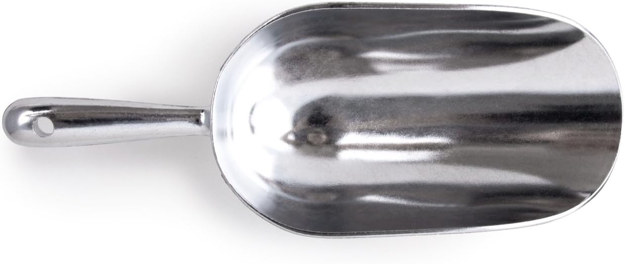 Fox Run Brands 5850 Aluminum Ice Scoop, 5oz, Silver