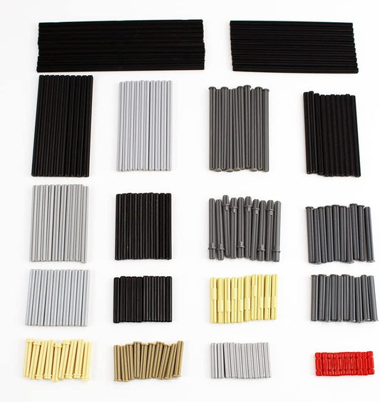 1533 PCS Technical Parts Building Block Accessories Vehicles Gears Cross Axles Wheels Connector Pieces Set Chain Link Pin Joint Shock Absorber MOC Toys