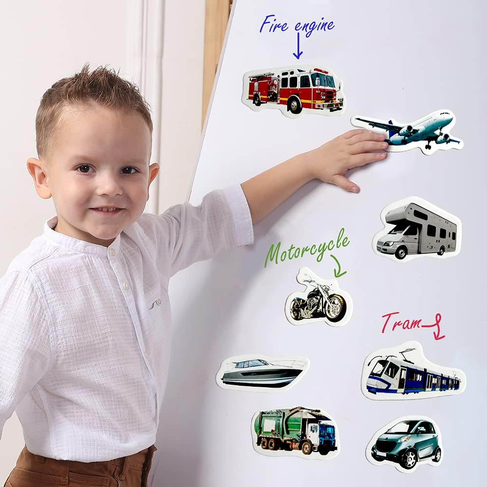 Solar System Fridge Magnets for Kids - Magdum - 22 Realistic Space Magnets for Toddlers - Real Refrigerator Magnets - Planets for Kids – Magnetic Universe - Science Toys for Children - Astronomy Gifts