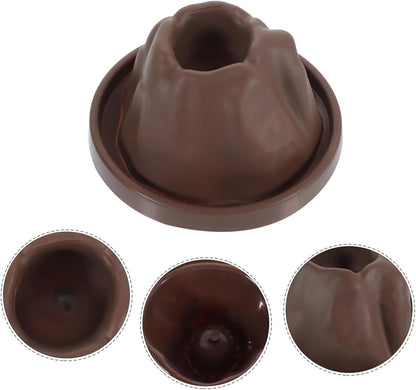 6pcs Volcanic Model Shell DIY Science Kit Plastic Volcanic Stand Eruption Simulation Educational for Interactive
