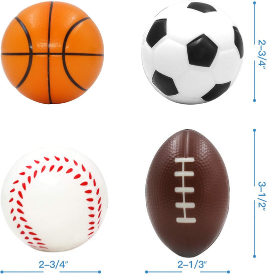 Novelty Place Solar System Stress Balls - 10 Pcs Anti-Stress Planetary Balls for Kids – Relaxation Gadgets, Fidget Toys, Astronomy Gifts, Space Theme Party Favor, Carnival Prizes
