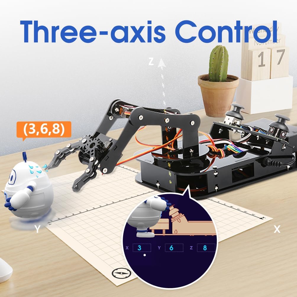 ACEBOTT Robotics for Kids Ages 12-16，Bionic Biped Robot Kit for Arduino ESP32, STEM Science Kits, Cool Engineering Building Toys, Science Coding Kit for 12+ Boys Girls Teens and Adults Unique Gifts