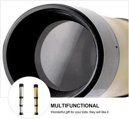 Healifty 2-Pack Retractable Monocular Telescopes for Kids Science Experiment Portable Toy Spyglass for Outdoor Exploration Hiking and Travel 12.59In