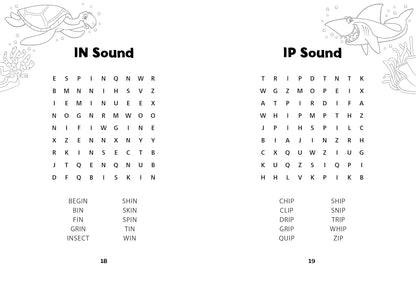 Beginner Word Search: First Phonics Puzzles for Kids Ages 6-8
