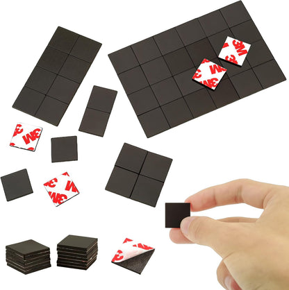Magnetic Squares with Adhesive Backing(36PCS Each 1.5" x1.5"),Pre-Cut Self Sticky Magnets as Back to School Supplies,Peel and Stick for Cards/Picture/Poster (80mil Magnet)