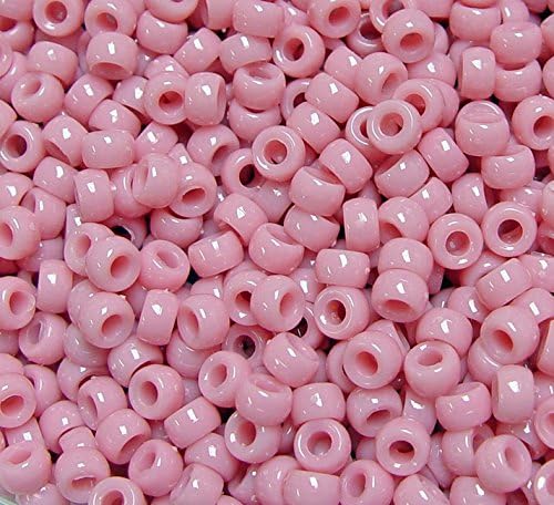 JOLLY STORE Crafts - Mini Pony Beads, Easy-to-Use Reusable Jewelry-Making/Bracelet Beads for Art, Craft Decorations & More, 6.5 x 4mm Beads, Crafted in The USA, Opaque Grey, 1000 pcs (Pack of 1)