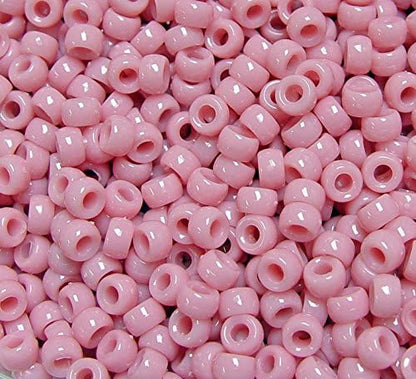 JOLLY STORE Crafts - Mini Pony Beads, Easy-to-Use Reusable Jewelry-Making/Bracelet Beads for Art, Craft Decorations & More, 6.5 x 4mm Beads, Crafted in The USA, Opaque Grey, 1000 pcs (Pack of 1)