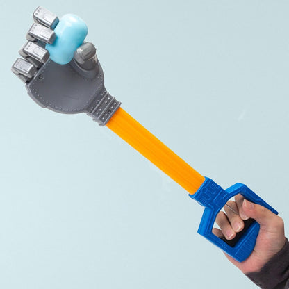 Robotic Claw Litter Picker Toy Hand Grabber Tool for Kids Hand Eye Coordination Training and Fun Games- L Blue