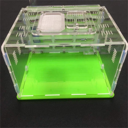 ANT 9 Colors Moisture with Feeding Area nest Farm acryl, Insect nests Villa New pet Advanced Mania for House (Pink)