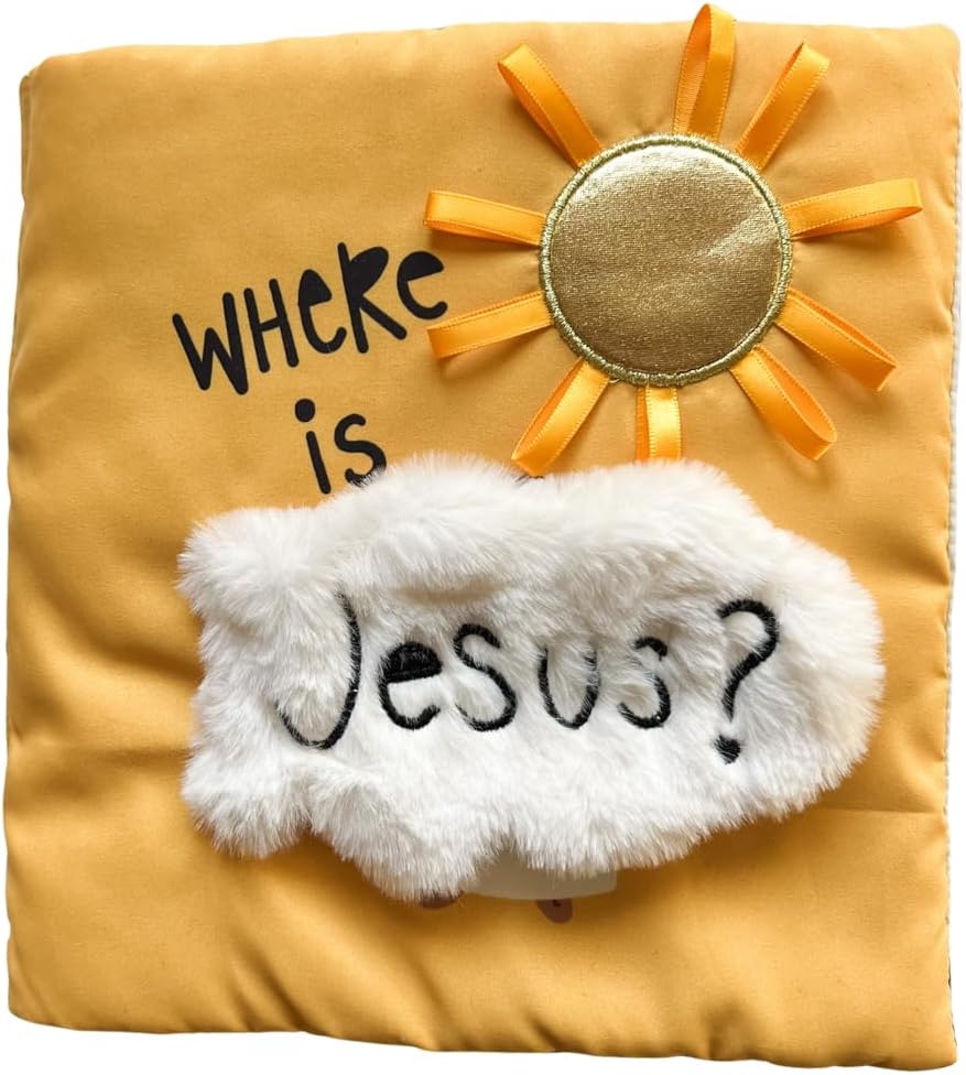 Rosary Quiet Book for Babies and Toddlers - Explore The Mysteries of The Rosary Through Play - Interactive Faith-Based Sensory Learning - Ideal for Family Prayer and Baptism Gifts