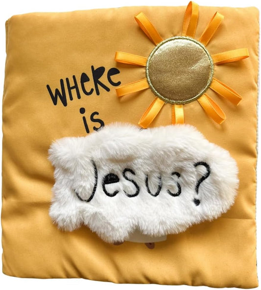 Rosary Quiet Book for Babies and Toddlers - Explore The Mysteries of The Rosary Through Play - Interactive Faith-Based Sensory Learning - Ideal for Family Prayer and Baptism Gifts