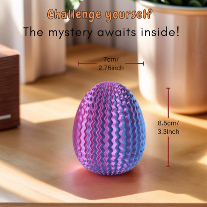 2026 Creative Gift Box: Easter Egg Mystery Puzzle with Hidden Compartment, Reusable Brain Teaser Game for Adults & Kids, Money Gift Ideas for Birthday Christmas Party Celebration