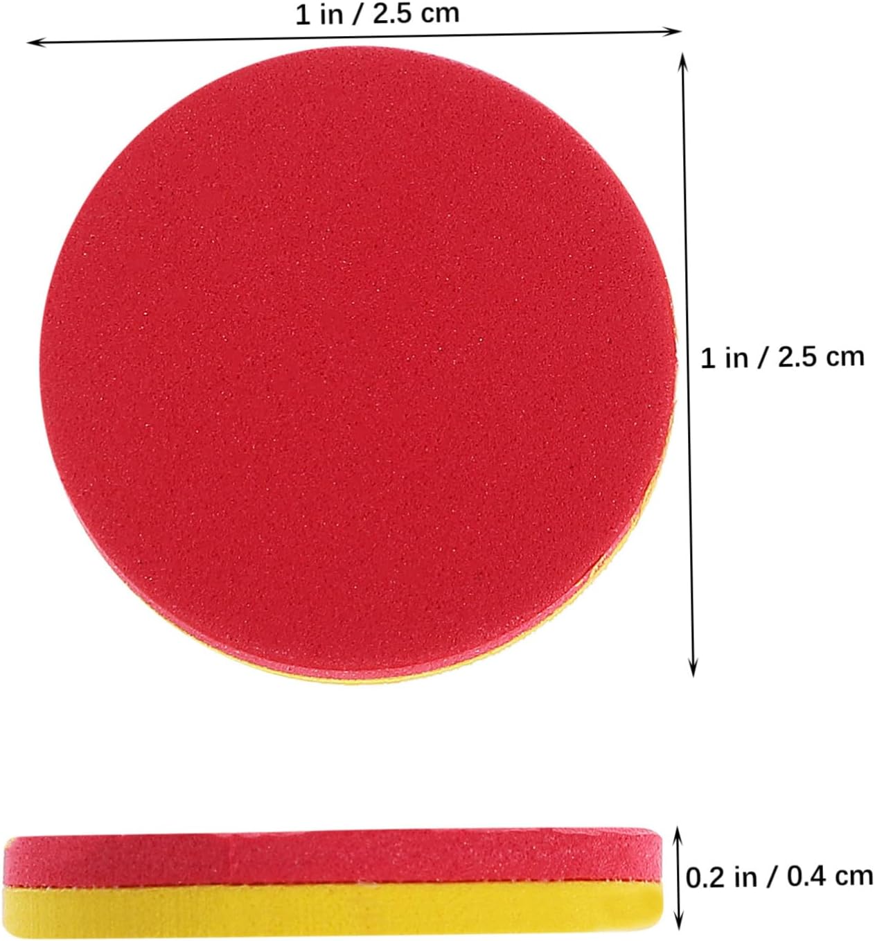 BESPORTBLE 2sets Discs Math Learning Counters Math Addition Math Counters Counting Blocks for Counting Blocks for Math Tokens Color Counting Chips 100pcs*2