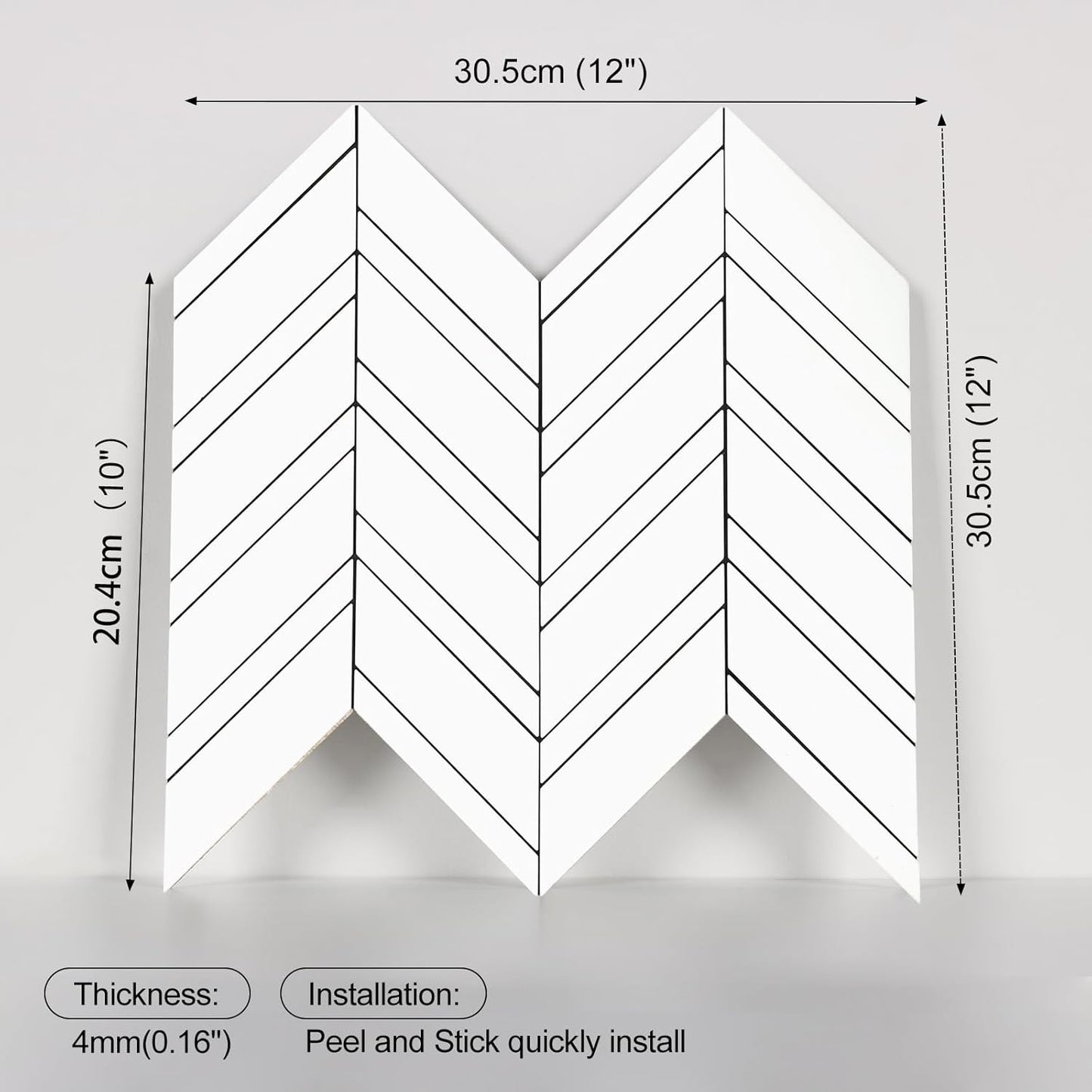 Yipscazo 10 Sheets Herringbone Backsplash Peel and Stick Tile, Marble Calacata Mixed Metal Gold PVC Stick on Backsplash for Kitchen, Waterproof Self Adhesive Wall Tile for Bathroom