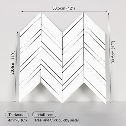 Yipscazo 10 Sheets Herringbone Backsplash Peel and Stick Tile, Marble Calacata Mixed Metal Gold PVC Stick on Backsplash for Kitchen, Waterproof Self Adhesive Wall Tile for Bathroom