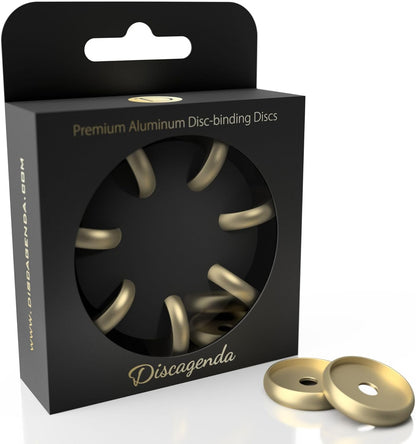 Discagenda Discbound Discs (Gold, 9 Piece 1.65in)